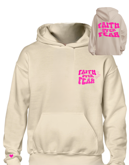 Faith over fear Hoodie Adult*